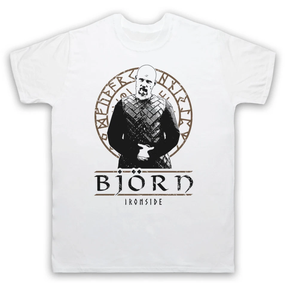 Vikings Bjorn Ironside Norse Saga History Viking King Mens & Womens T-shirt - Image 2 of 4