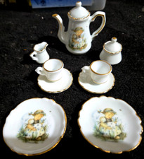 MJ Hummel Mini Porcelain Tea Set-9-pc-new-open box