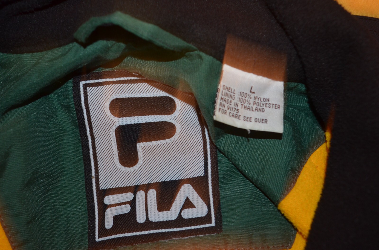 Giacca frangivento da uomo vintage classica Fila taglia: L