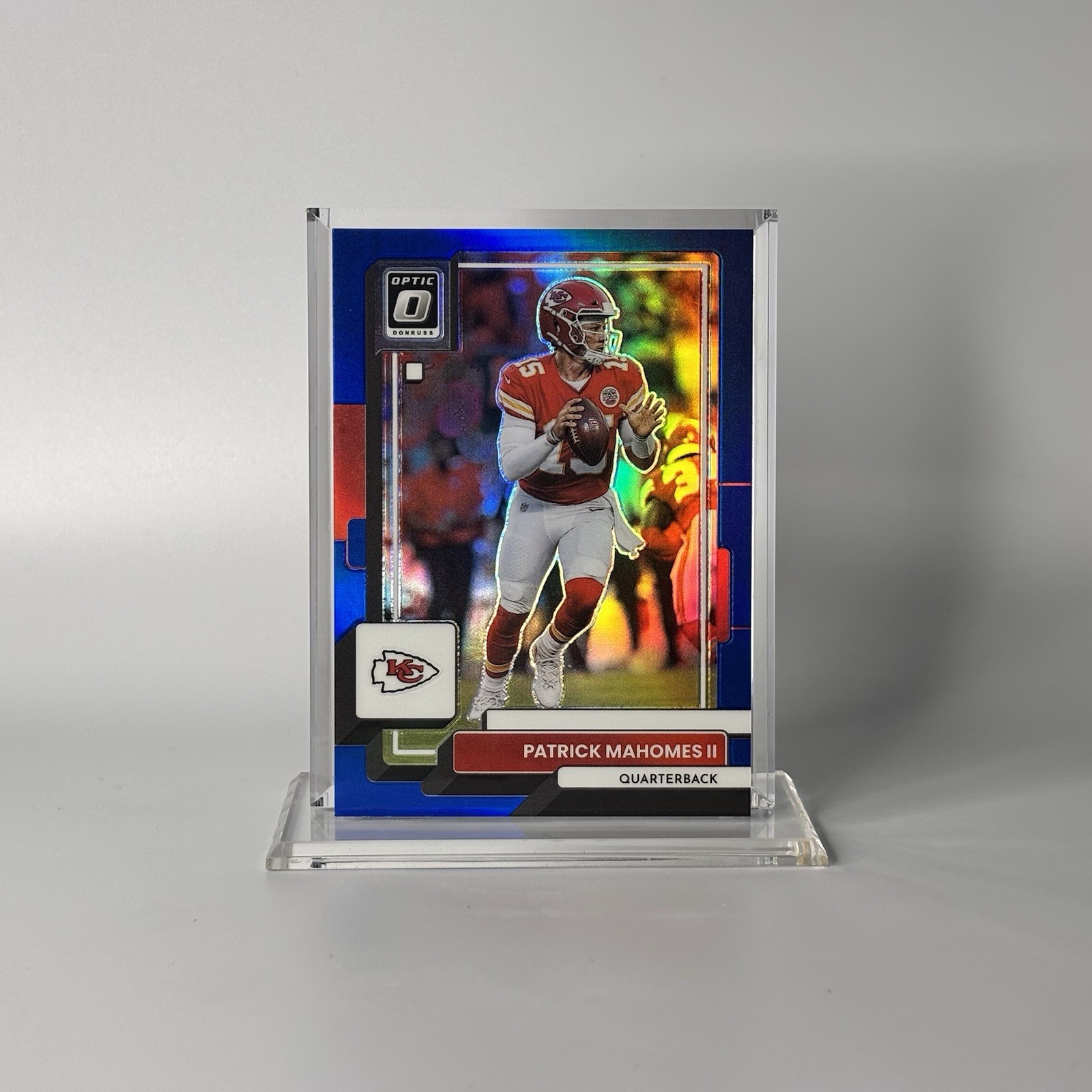 2022 Donruss Optic Blue Prizm /179 Patrick Mahomes II #94 Kansas City Chiefs
