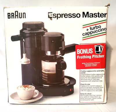 BRUAN ESPRESSO MASTER + TURBO CAPPUCCINO E250T NEW 