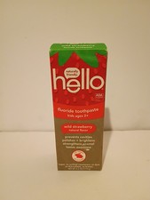 Hello Kids Fluoride Toothpaste Wild Strawberry, 4.2 oz 119 g