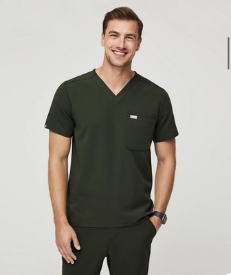 FIGS Scrubs Moss Green Size M Men s 