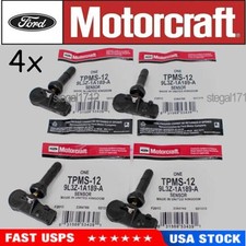 4pcs Genuine Motorcraft Tire Pressure Monitoring Sensor Oem Tpms-12 9l3z-1a189-a