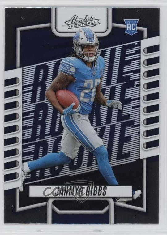 2023 Panini Absolute Rookies Jahmyr Gibbs #108 Rookie RC