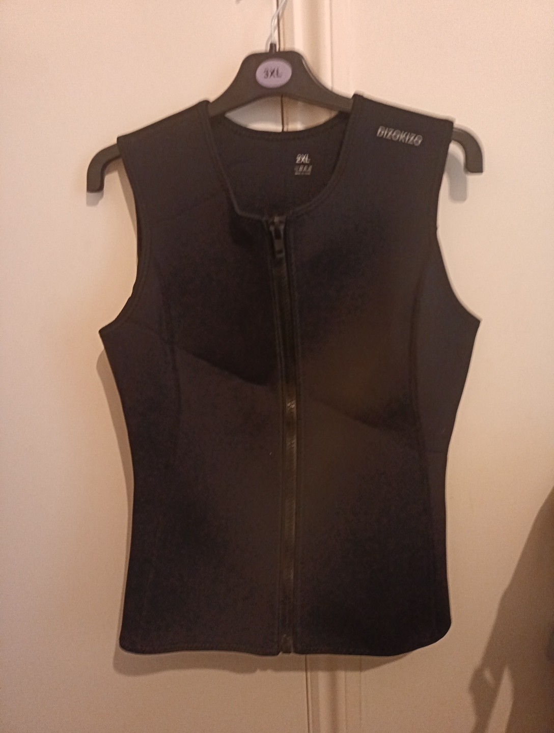 Chaleco de surf de neopreno negro para buceo talla 2Xl se adapta a MEDIANO a GRANDE