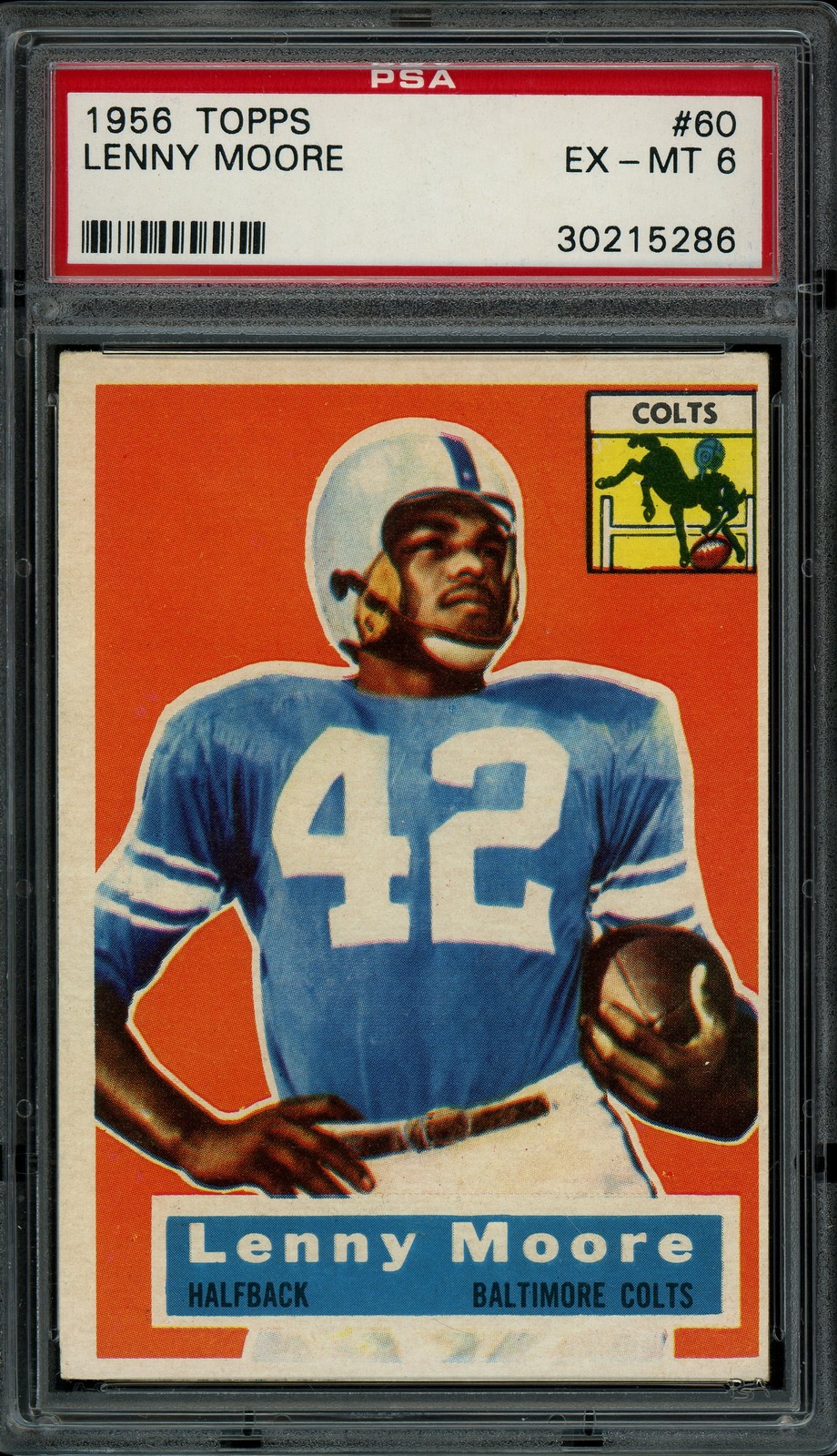 1956 Topps Football #60 Lenny Moore Rookie PSA 6