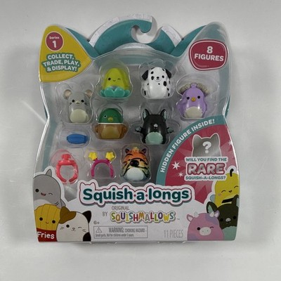 Squishmallows Squish-a-longs Series 1 Figure Set w/ Hidden Figure & Ring