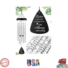 32-Inch Memorial Wind Chimes - Adjustable Soothing Tone for Loss of Loved Ones