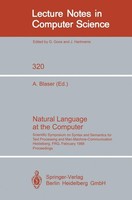 Natural Language At The Computer Albrecht Blaser