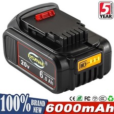 For DeWalt 20V 20 Volt Max 6.0AH Lithium Ion Battery DCB206 DCB205 DCB204 New