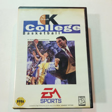 Coach K College Basketball (Sega Genesis) w/ Case + Manual