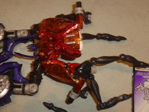 RAMPAGE TRANSMETALS ULTRA BEAST WARS TRANSFORMERS FIGURE W INSTRUCTIONS HASBRO   - Picture 4 of 7