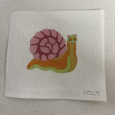Hand Painted Needlepoint Canvas Bright Sparkl...