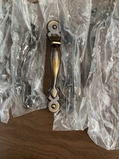 VTG National Lock Handles Lot Of (12) Antique Brass Finish 