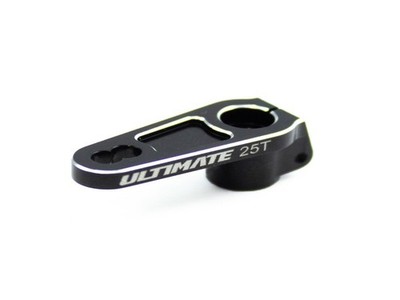Ultimate RC Servoarm Lenkung 25T schwarz Offset Futaba Power HD Savöx Ruderhorn 