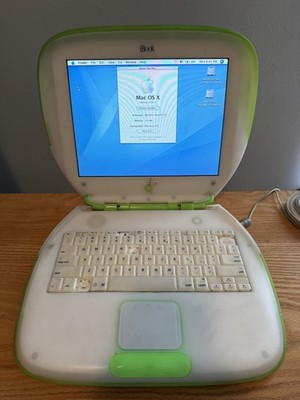 Apple iBook G3 Clamshell Key Lime 466mhz ***READ DESCRIPTION***