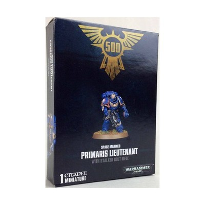 GW Primaris Space Marines 4  Primaris Lieutenant (500th Store Exclusi SW (New)