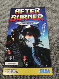Super 32X Software Model After Burner Complete SEGA