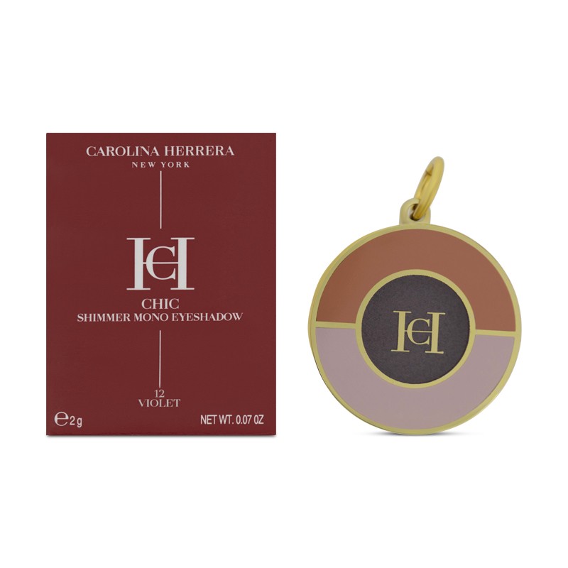 Carolina Herrera Chic Shimmer Mono Eyeshadow 12 Violet Purple Shimmer Eyeshadow
