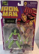 Hasbro Marvel Legends She-Hulk Iron Man Retro Card Jennifer Walters