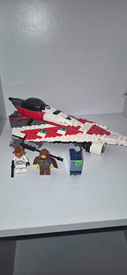 LEGO Star Wars Jedi Starfighter w/ Hyperdrive Booster Ring 7661 575pcs No Box
