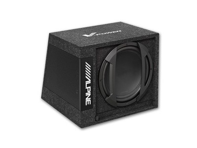 Alpine SWD-355 - 30cm Aktiv-Subwoofer 550 Watt Bass Box Woofer KFZ Auto PKW