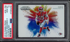 2019 Panini Prizm Color Blast Patrick Mahomes #CB-PM PSA 10 GEM MINT