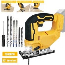 Cordless Jig Saw for Dewalt 20V Battery 0°-45° Bevel Cuts, Brushless Jigsaw Tool