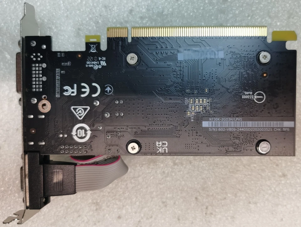 ✅Carte Graphique Msi Nvidia GeForce GT730 2Gb DDR3 / DirectX 11 / HDMI/DVI/VGA - Immagine 3 di 4