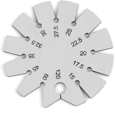 Stainless Steel Bevel Gauge   15°-120° Knife & Axe Angle Finder | Precision Tool