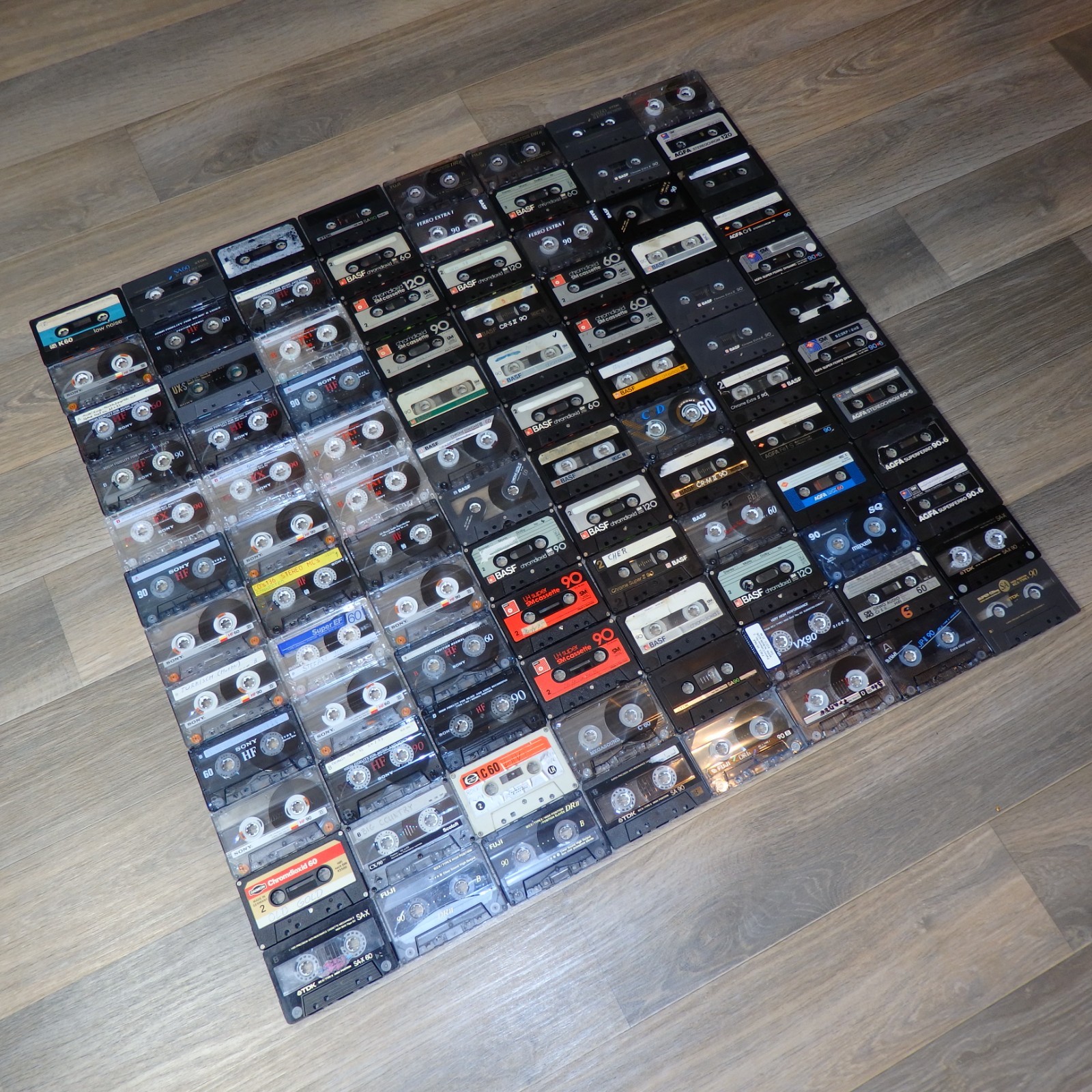 👉 96x BASF SONY FUJI AGFA | IEC I/II Type 1/2 | Cassette Cassettes кассеты |