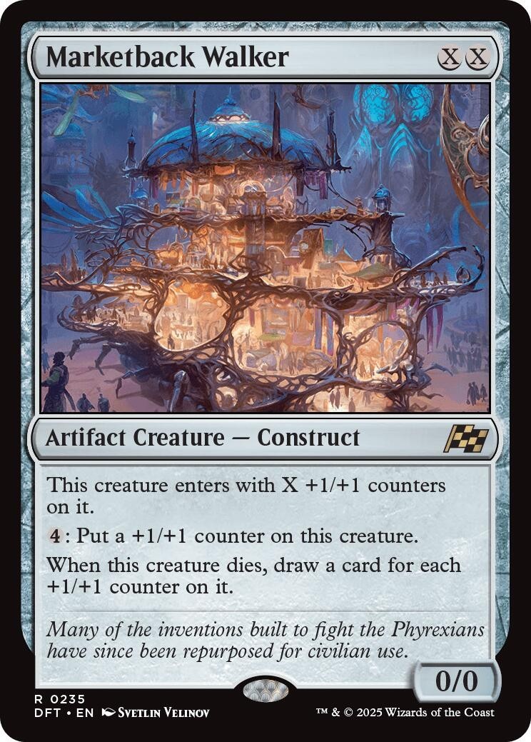 Marketback Walker (235) Aetherdrift MTG DFT