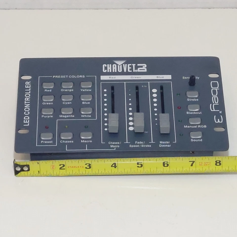 Obey 3 Lighting controller from Chauvet DJ 3 channel DMX controller Version 2 - Image 4 of 4