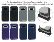 For Samsung Galaxy S10E G970 Shockproof Defender Case Cover w Holster