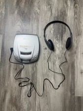 Sony Discman D-E200 ESP2 Portable CD Player Tested Working  Headphones Bundle