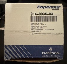 NEW Copeland 914-0036-03 Motor Start Capacitor 88-106 MFD 330V Round HVAC