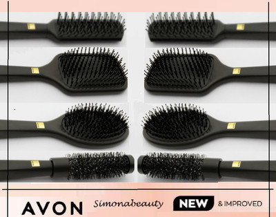 Avon Advance Techniques Haarbürsten Styling Paddel Kissen Rundkamm Rückenkamm