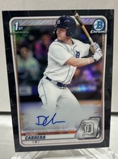 Daniel Cabrera FY Auto RC 2020 Bowman Chrome Black Refractor 75/75