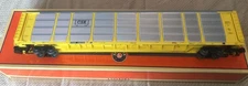 LIONEL (6-84910) CSX 89’ AUTO RACK CAR O SCALE SCREENED CORRUGATED CARRIER