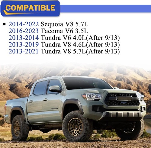Engine Air Filter For Toyota Sequoia 2014-2022 Tacoma 2016-2023 Tundra 2013-2021 - Picture 2 of 6