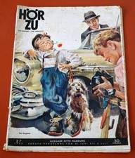 Alte Illustrierte HÖR ZU! Nr. 27 1957 Fernsehprogramm und Werbung der Zeit