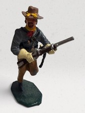Vintage Hand Painted Plastic US Cavalry Soldier Figure Civil War Wild West