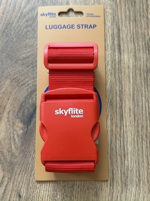    ️Skyflite verstellbare Gepäckgurte knallrot  ️   