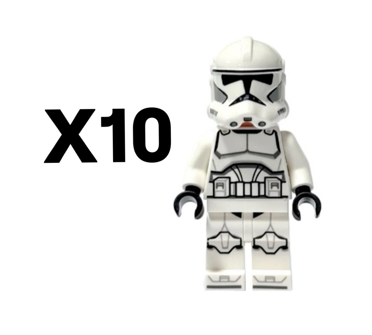 Genuine Lego Phase 2 Clone Trooper Minifigure -sw1319 X10 (sw1319)