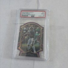 2020 Panini select Jalen Hurts Die-Cut Purple Prizm (RC) Graded 9