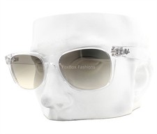 Ray-Ban New Wayfarer Sunglasses RB2132 6774/32 Crystal Clear 55mm w/case
