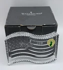 Waterford Crystal American Flag Paperweight Vintage