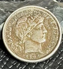 1908-D Barber Silver Dime*** Gorgeous*** High Grade & Awesome Toning!