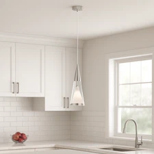 Kuzco Lighting  3" Diameter 402401CH-LED Malabar Pendant LED Warm Dim Chrome New